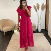 ROBE FUCHSIA ALICIA - La Petite Somptueuse