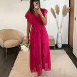 ROBE FUCHSIA ALICIA - La Petite Somptueuse