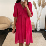 ROBE FUCHSIA HILONA - La Petite Somptueuse