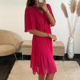 ROBE FUCHSIA HILONA - La Petite Somptueuse