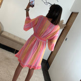 ROBE GAZE DE COTON LILAS - La Petite Somptueuse