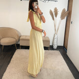 ROBE JAUNE SANDRA - La Petite Somptueuse