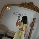 ROBE JAUNE SANDRA - La Petite Somptueuse