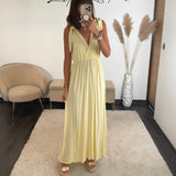 ROBE JAUNE SANDRA - La Petite Somptueuse