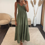 ROBE KAKI AGATHA - La Petite Somptueuse