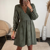 ROBE KAKI ALEXANDRA - La Petite Somptueuse