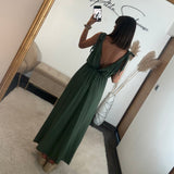 ROBE KAKI SANDRA - La Petite Somptueuse