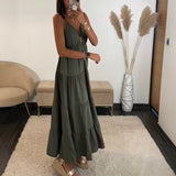 ROBE KAKI SOLEIL - La Petite Somptueuse