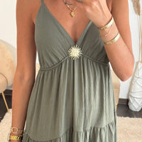ROBE KAKI SOLEIL - La Petite Somptueuse