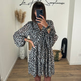 ROBE LEOPARD ARIANA - La Petite Somptueuse