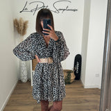 ROBE LEOPARD ARIANA - La Petite Somptueuse