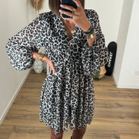 ROBE LEOPARD ARIANA - La Petite Somptueuse