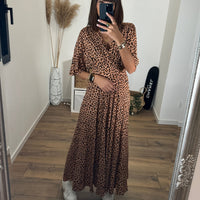 ROBE LEOPARD ARIEL - La Petite Somptueuse