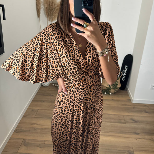 ROBE LEOPARD ARIEL - La Petite Somptueuse