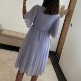 ROBE LILAS HILONA - La Petite Somptueuse