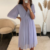 ROBE LILAS HILONA - La Petite Somptueuse