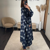 ROBE LONGUE BLEU SUNNY - La Petite Somptueuse