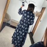 ROBE LONGUE BLEU SUNNY - La Petite Somptueuse