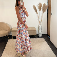 ROBE LONGUE FLEURIE ANITA - La Petite Somptueuse