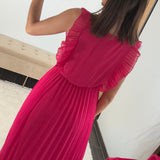 ROBE LONGUE FUCHSIA GABRIELLE - La Petite Somptueuse