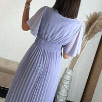 ROBE LONGUE LILAS KARENE - La Petite Somptueuse