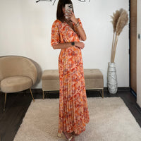 ROBE LONGUE PEACHY KARENE - La Petite Somptueuse