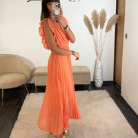 ROBE LONGUE PECHE GABRIELLE - La Petite Somptueuse