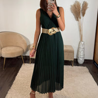 ROBE LONGUE SAPIN AMBRE - La Petite Somptueuse