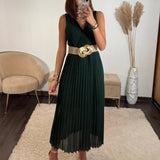 ROBE LONGUE SAPIN AMBRE - La Petite Somptueuse