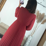 ROBE LONGUE VIEUX ROSE/TERRACOTTA ELODIE - La Petite Somptueuse