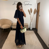 ROBE MARINE LISON - La Petite Somptueuse