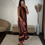 ROBE MARRON SARA - La Petite Somptueuse