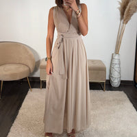 ROBE MULTIPOSITION BEIGE OLYMPE - La Petite Somptueuse