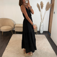 ROBE NOIRE AGATHA - La Petite Somptueuse