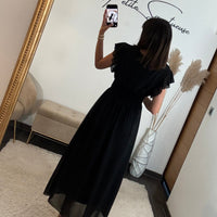 ROBE NOIRE ALICIA - La Petite Somptueuse
