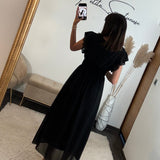ROBE NOIRE ALICIA - La Petite Somptueuse