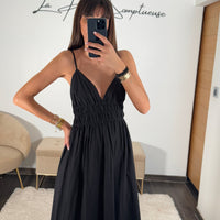 ROBE NOIRE AUDE - La Petite Somptueuse