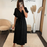 ROBE NOIRE CHLOE - La Petite Somptueuse