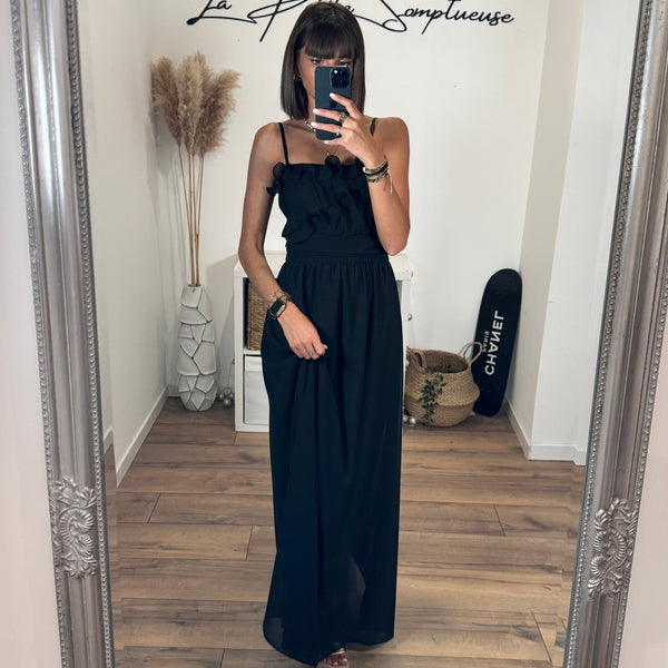 ROBE NOIRE CLOTILDE - La Petite Somptueuse