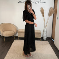ROBE NOIRE FLORIA - La Petite Somptueuse