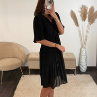 ROBE NOIRE HILONA - La Petite Somptueuse