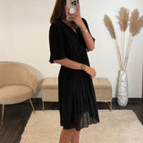 ROBE NOIRE HILONA - La Petite Somptueuse