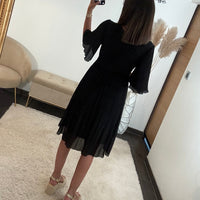 ROBE NOIRE HILONA - La Petite Somptueuse
