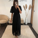 ROBE NOIRE LISON - La Petite Somptueuse
