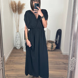 ROBE NOIRE NASTIA - La Petite Somptueuse