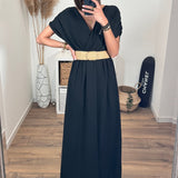 ROBE NOIRE NASTIA - La Petite Somptueuse