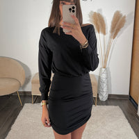 ROBE NOIRE NELLY - La Petite Somptueuse