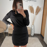 ROBE NOIRE NELLY - La Petite Somptueuse