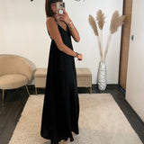 ROBE NOIRE PERLES - La Petite Somptueuse