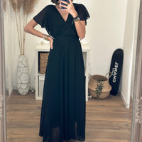 ROBE NOIRE ROMY - La Petite Somptueuse